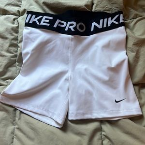 White size small nike pro spandex brand new!